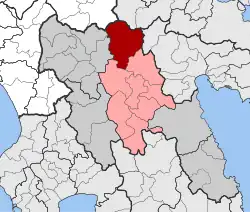 Location within the regional unit
