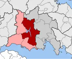 Location within the regional unit