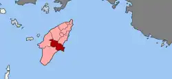 Location within Rhodes