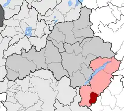 Location within the regional unit