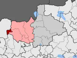 Location within the regional unit