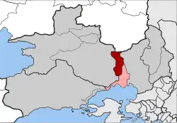 Location within the regional unit