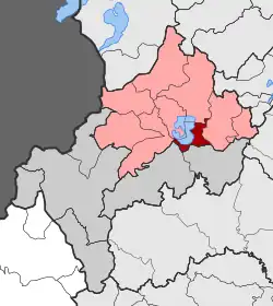 Location within the regional unit