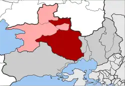 Location within the regional unit