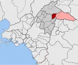 Location in the North Athens regional unit