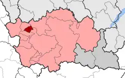 Location within the regional unit