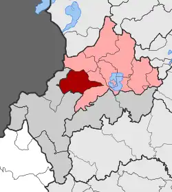 Location within the regional unit