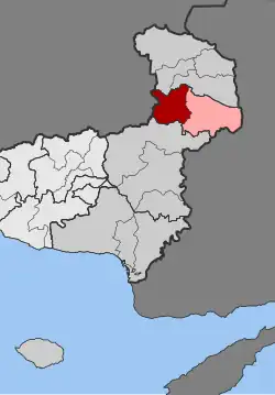 Location within the regional unit