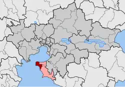 Location within the regional unit