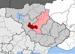 Location within the regional unit