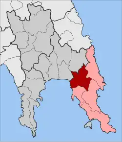Location within the regional unit