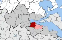 Location within the regional unit