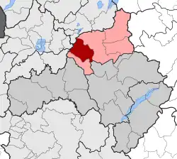 Location within the regional unit