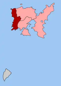 Location within the regional unit