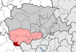 Location within the regional unit