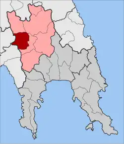 Location within the regional unit