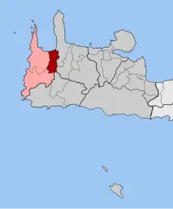 Location within the regional unit