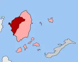 Location within the regional unit