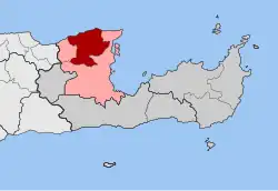 Location within the regional unit