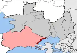 Location within the regional unit