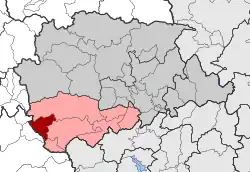 Location within the regional unit