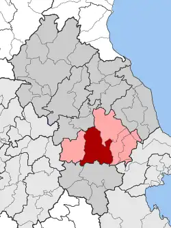 Location within the regional unit