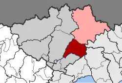 Location within the regional unit