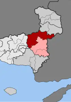 Location within the regional unit
