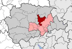 Location within the regional unit