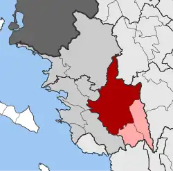 Location within the regional unit