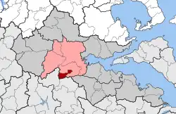 Location within the regional unit
