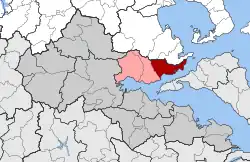 Location within the regional unit