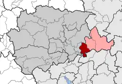 Location within the regional unit