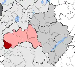 Location within the regional unit
