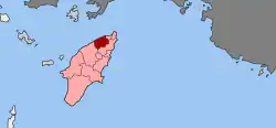 Location within Rhodes