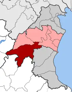 Location within the regional unit