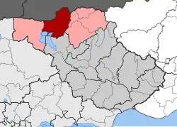 Location within the regional unit