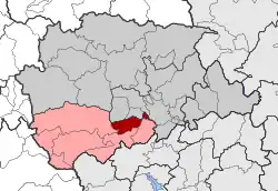 Location within the regional unit