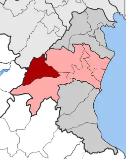 Location within the regional unit