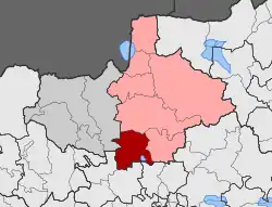 Location within the regional unit