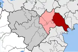 Location within the regional unit