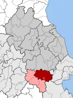 Location within the regional unit
