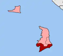 Location within the regional unit