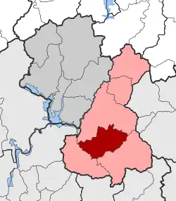 Location within the regional unit