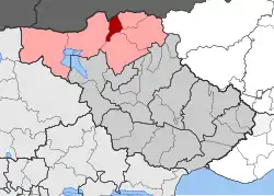 Location within the regional unit