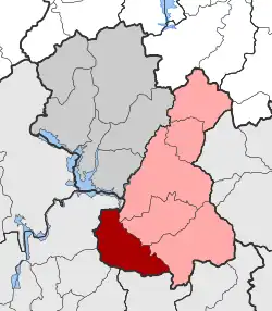 Location within the regional unit