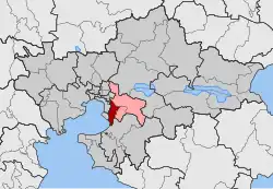 Location within the regional unit