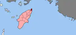 Location within Rhodes