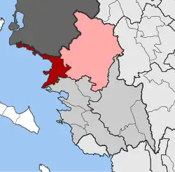 Location within the regional unit