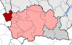 Location within the regional unit